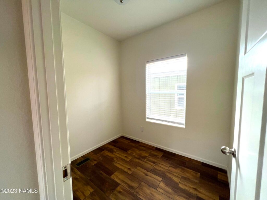 Tiny House Village - Floorplan D - Bedroom-office